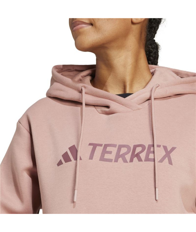 Sweat de Montagne adidas Mt Logo Hd Femme Rose