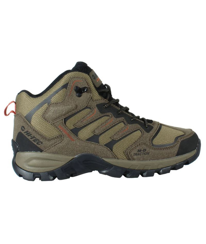 Botas de montaña de Montaña Hi-Tec Cervus Mid WP Hombre Chocolate