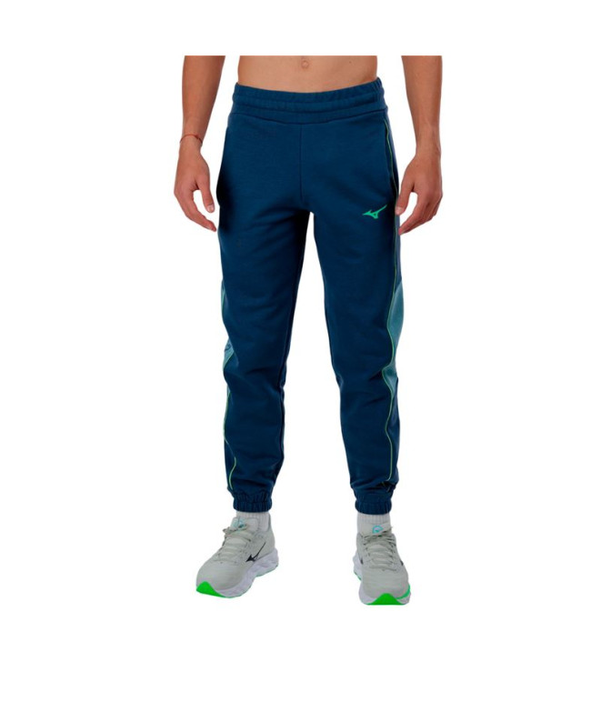 Pantalón de Fitness Mizuno Athletics Sweat Hombre Azul