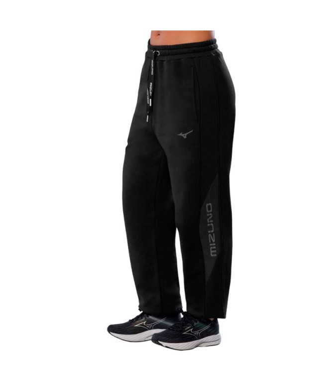Calça de Fitness Mizuno Athletics Sweat Mulher Preto