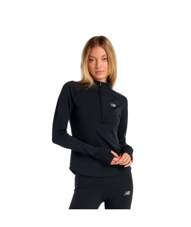 Sudadera de Fitness New Balance Nb Harmony Half Zip Mujer Bk