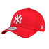 Gorra New Era 39THIRTY LEAGUE BASIC New York Yankees SCARLET/WHT Hombre