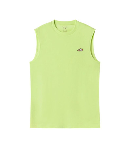 Camiseta Puma Mens Sneaker Tank, Cool Cucumber Homem