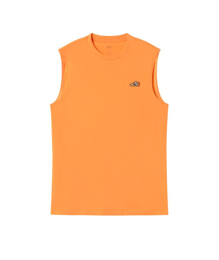 Camiseta Puma Mens Sneaker Tank,Bright Melon Hombre