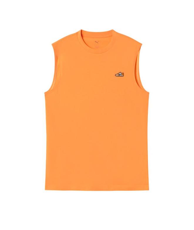 Camiseta Puma Mens Sneaker Tank,Bright Melon Hombre