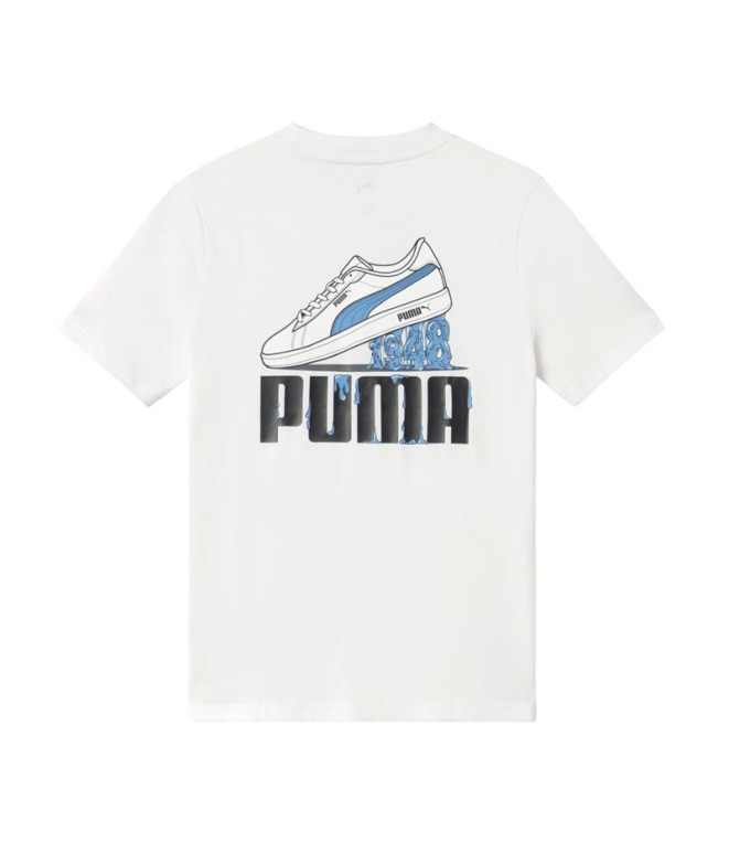 T-shirt Puma Summer Garçons Blanc Enfant