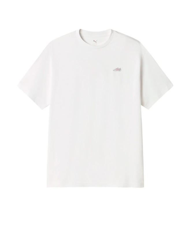Camiseta Puma Sneaker Graphic, White Hombre