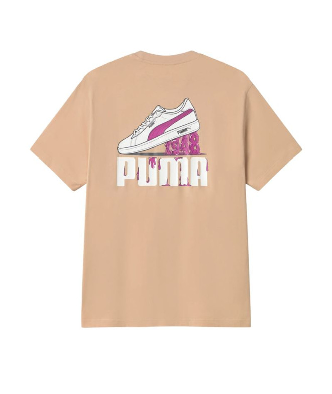 Camiseta Puma Sneaker Graphic, Granola Homem
