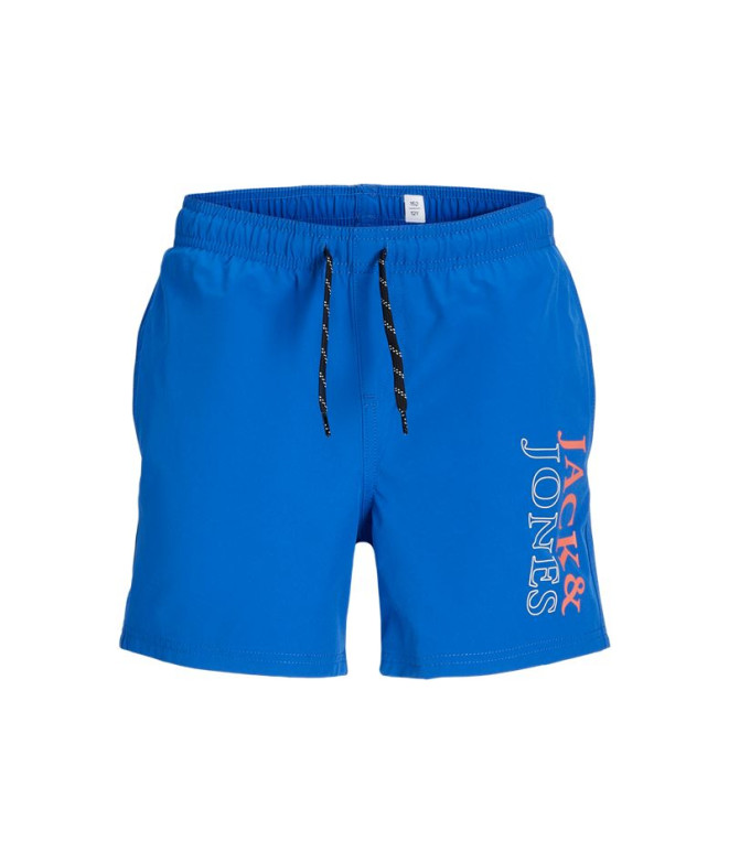 Pantalón Jack and Jones Jpstmaui Jj Double Logo Scuba Infantil Azul
