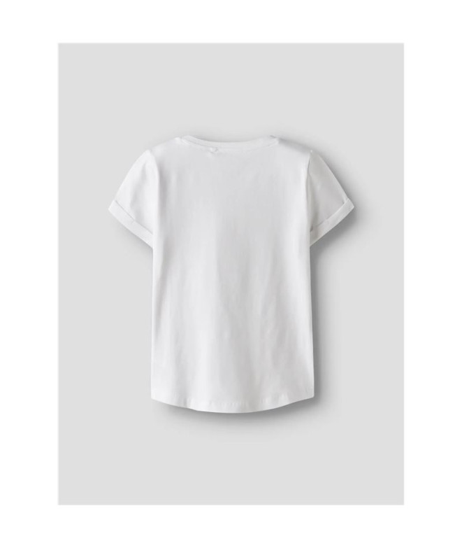 T-shirt nommez-le Nmfvix Enfant Bright Blanc
