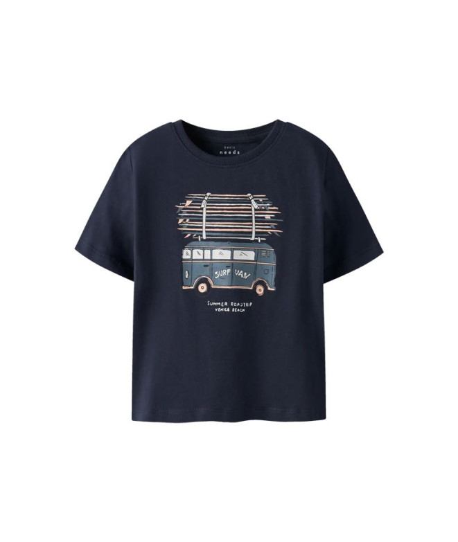 Camiseta name it Nmmvagno Loose Infantil Navy Blazer