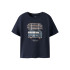 Camiseta nomeie-a Nmmvagno Loose Infantil Navy Blazer