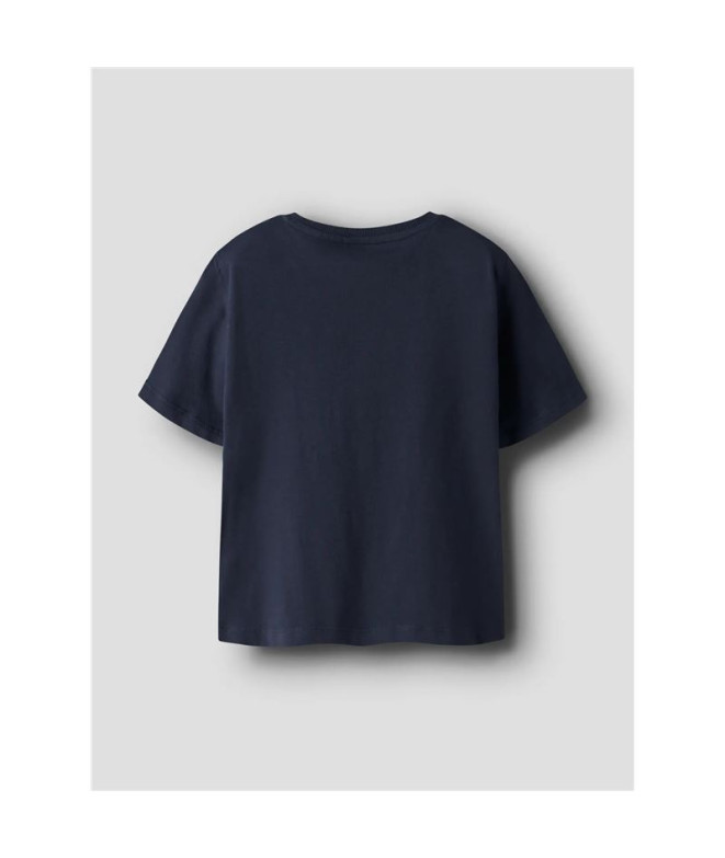 Camiseta nomeie-a Nmmvagno Loose Infantil Navy...