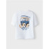 Camiseta nomeie como Nmmvelix Nreg Infantil Bright Branco