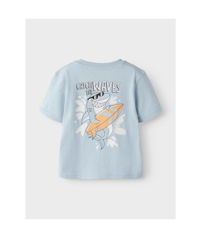 T-shirt nommez-le Nmmvelix Nreg Enfant Céleste...