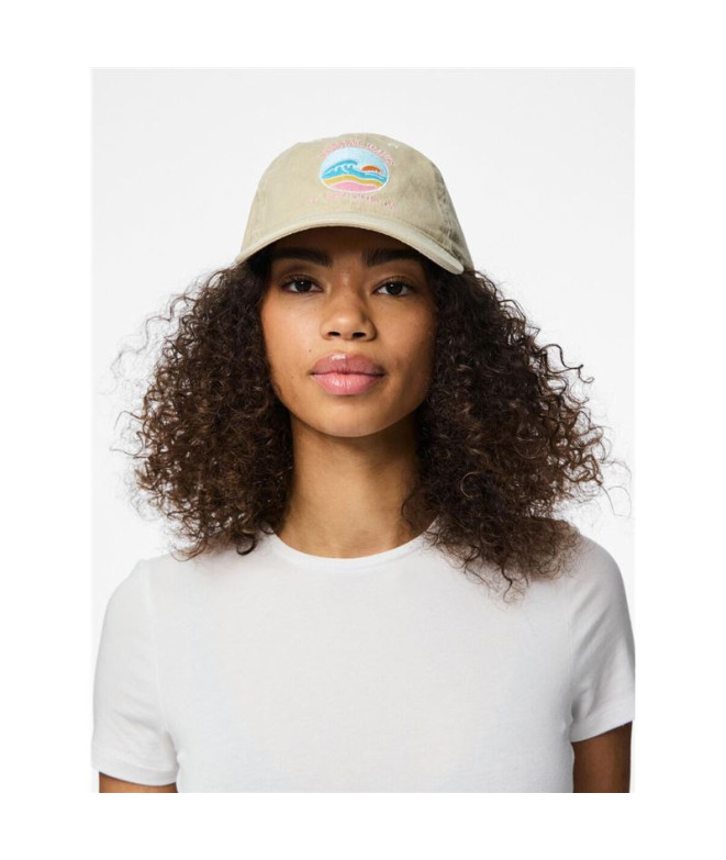 Casquette Pieces Pclihilda Cap Box Sandshell