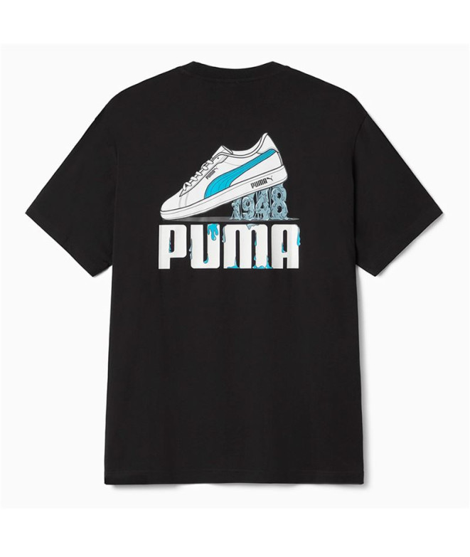 Camiseta Puma Sneaker Graphic, Preto Homem