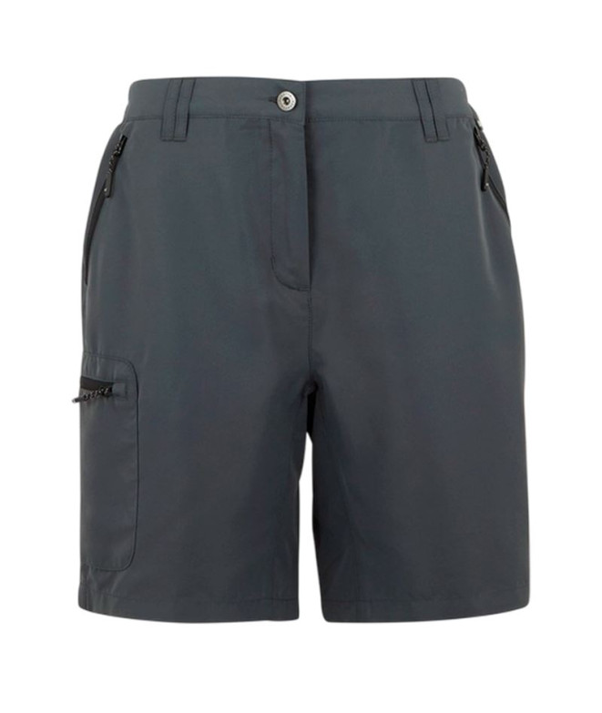 Pantalón de Montaña Regatta ChaskaShortsIII Mujer Gris Seal