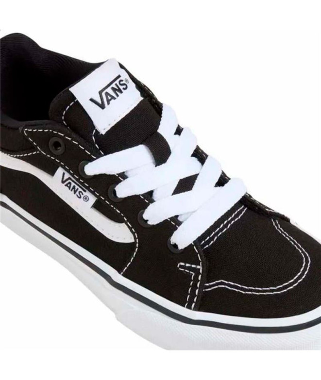 Zapatillas Vans Filmore Canvas Infantil Negro