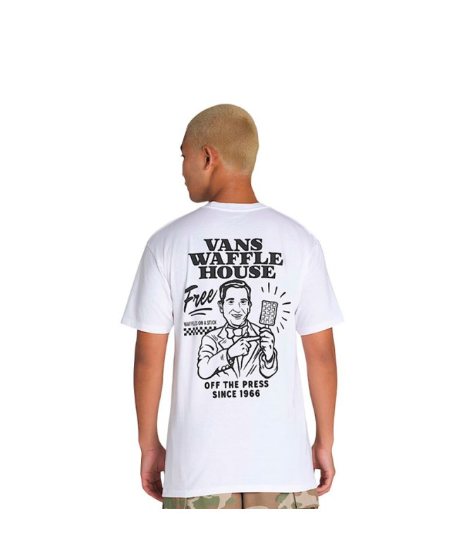 T-shirt Vans Death Grip Ss Blanc Homme
