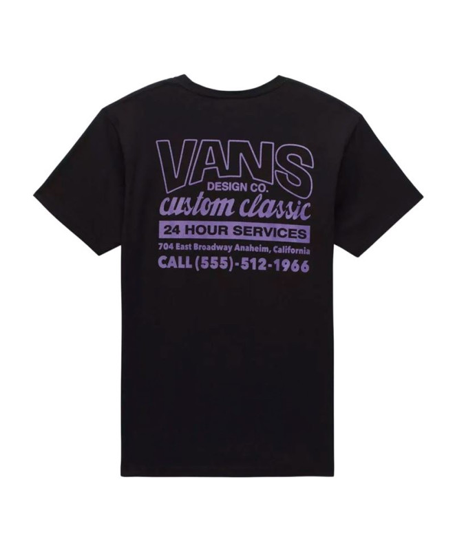Camiseta Vans Shop Front SS Negro Hombre