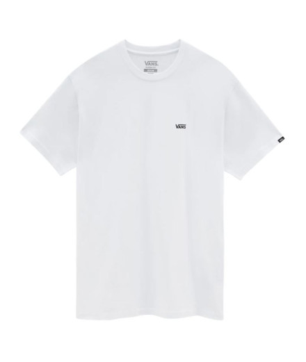 Camiseta Vans Mn Left Chest Logo Branco/Preto Homem