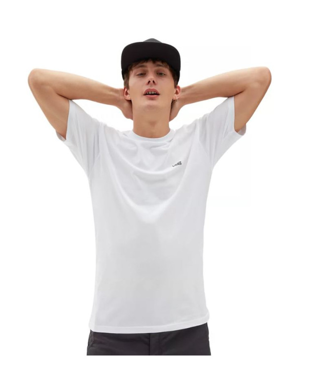 T-shirt Vans Mn Left Chest Logo Blanc/Noir Homme