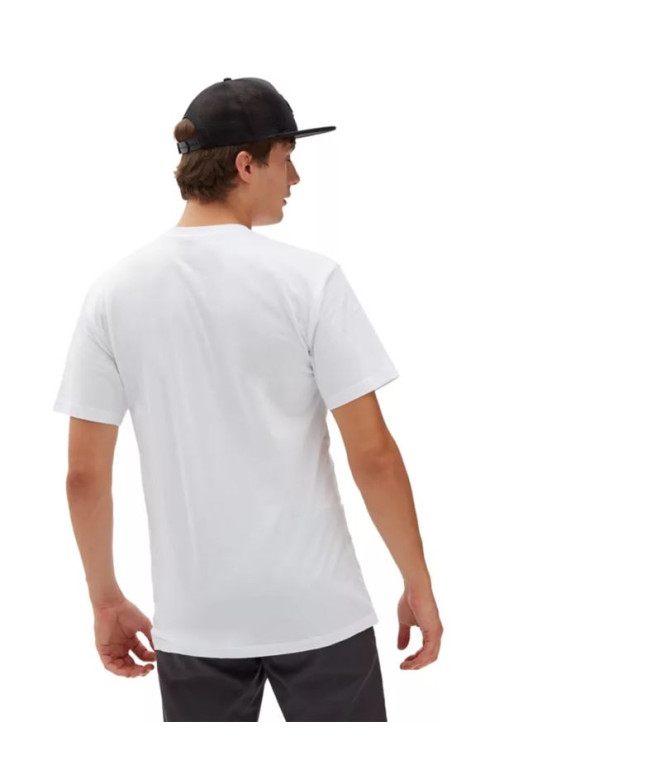 Camiseta Vans Mn Left Chest Logo Branco/Preto...