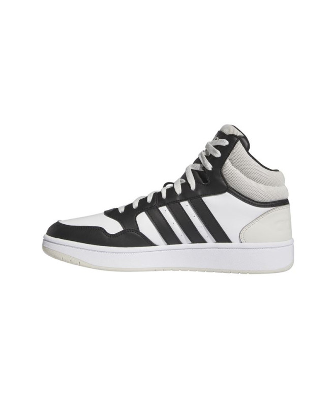 Chaussures adidas Hoops 3.0 Mid Homme Blanc