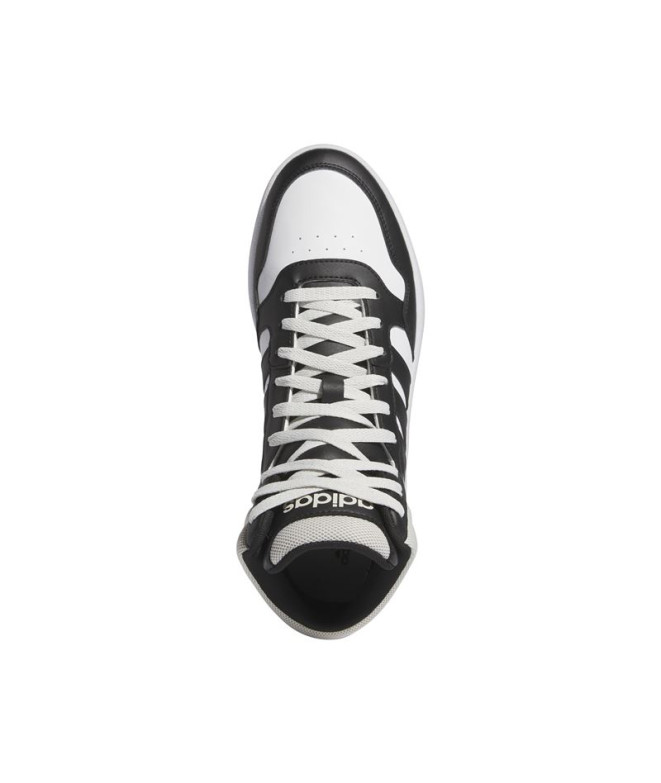 Chaussures adidas Hoops 3.0 Mid Homme Blanc