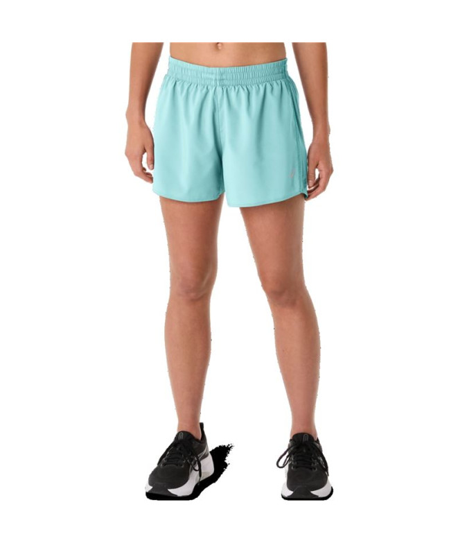 Pantalón Corto de Running ASICS Core 4In Short Mujer Menta