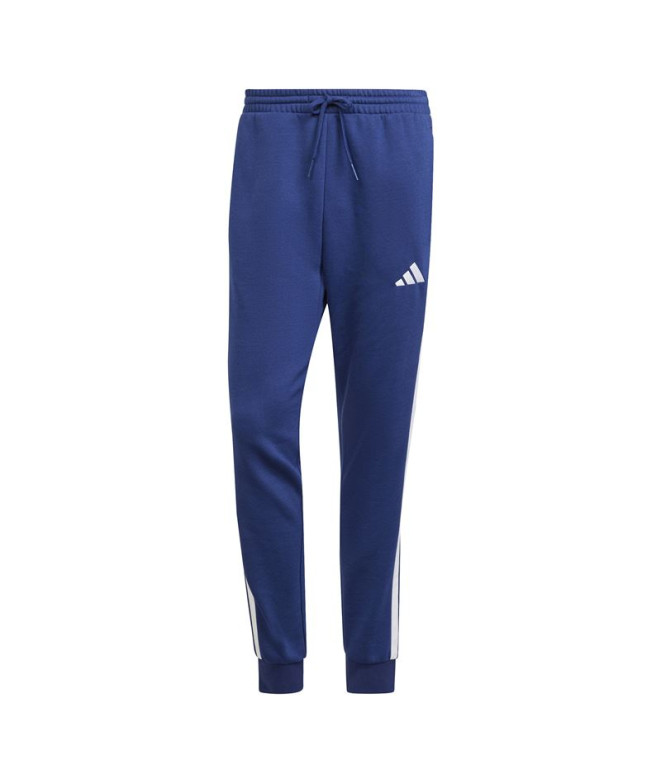 Pantalones adidas 3 Bandas Fl Tc Hombre Azul Oscuro/Blanco
