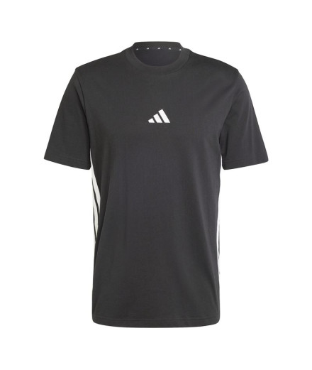 Camiseta adidas 3Bandas Sj Homem Preto/Branco