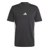 Camiseta adidas 3Bandas Sj Homem Preto/Branco