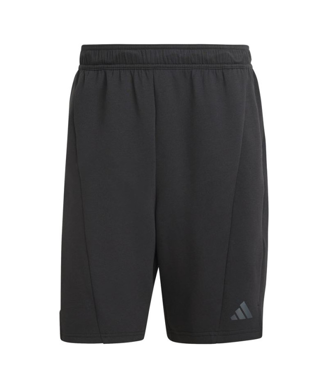 Pantalones de Fitness adidas D4T Knit Short Hombre Negro