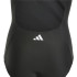 Bañador de Natación adidas 3 Bandas Mid Suit Gy Niña Negro/Blanco