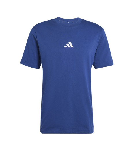 Camiseta adidas 3 Bandas Sj Hombre Azul Oscuro/Blanco