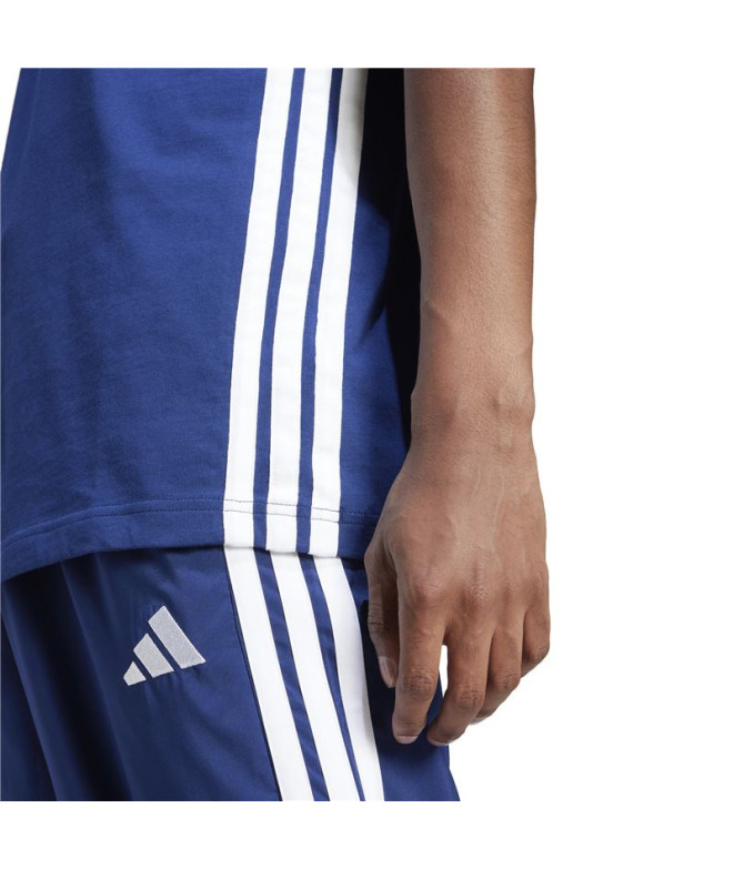 Camiseta adidas 3 Bandas Sj Homem Azul...