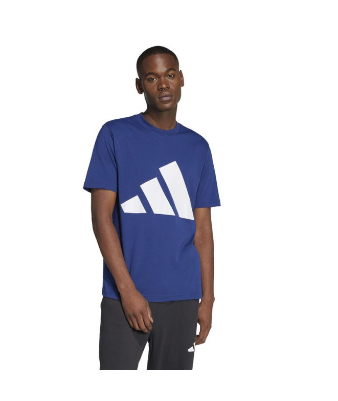 Camiseta adidas Bl Sj Hombre Azul Oscuro/Blanco