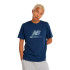 T-shirt New Balance Sport Essentials Gradient Logo Homme Bleu Marine