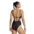 Maillot de bain de Natation adidas 3Bandas Uback Suit Femme Noir/Blanc