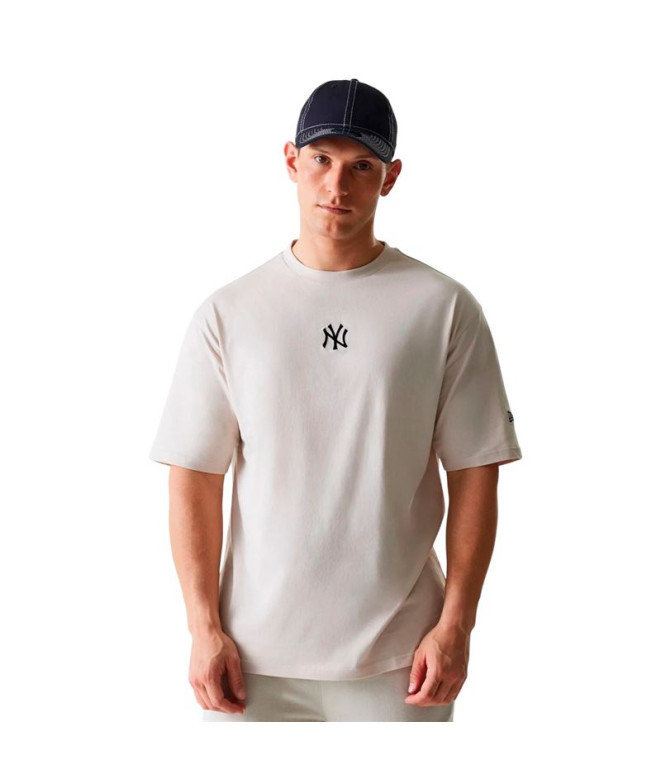 Camiseta New Era NOS MLB LE MIDI OS New York Yankees STN Light Beige Hombre