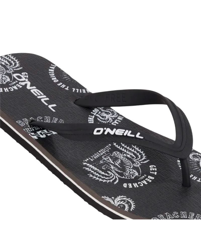Chanclas O'Neill Profile Graphic Hombre Negro