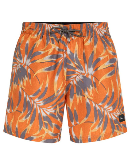 Bañador O'Neill Cali Floral 16'' Hombre Naranja