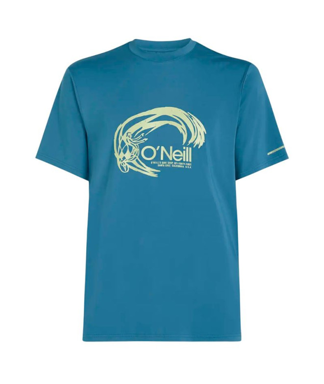 Camiseta O'Neill O'Riginals Hybrid Upf Graphic Hombre Azul