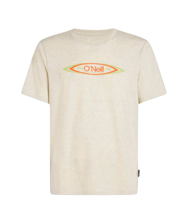 Camiseta O'Neill O'Riginals Hybrid Polygiene Graphic Hombre Beige