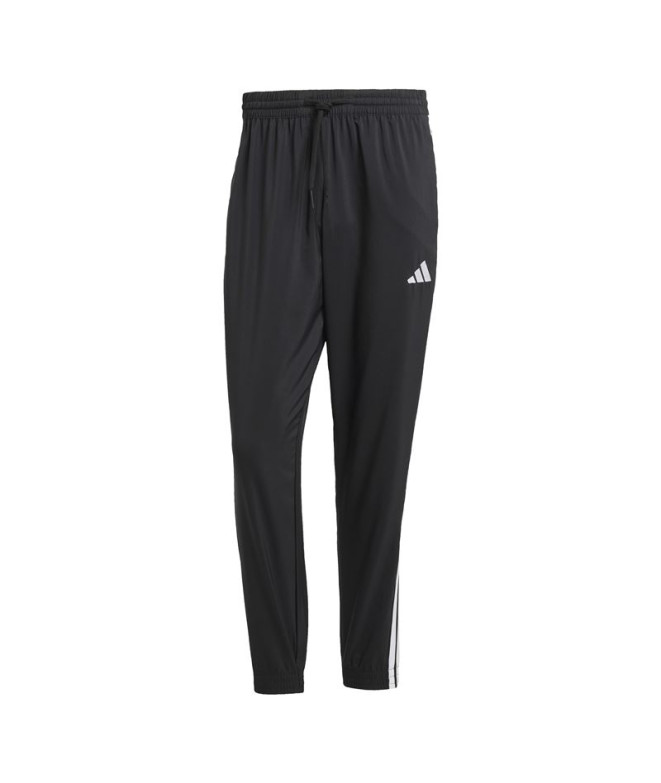 Pantalones adidas 3 Bandas Wv Tc Hombre Negro/Blanco
