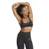 Sutiã esportivo adidas Aeroimpact Luxe Training Light Support Mulher Preto