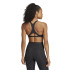 Sutiã esportivo adidas Aeroimpact Luxe Training Light Support Mulher Preto