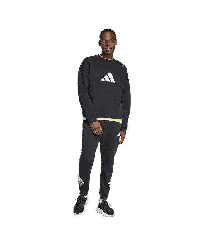 Calça adidas Future Icons 3 Bandas Homem Preto